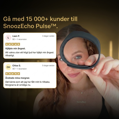 SnoozEcho Pulse™ Band- 100% "Silent" Vibration Alarm